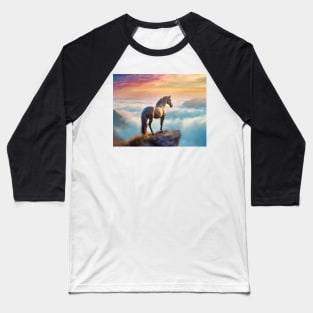 Wild horse finds peace Baseball T-Shirt